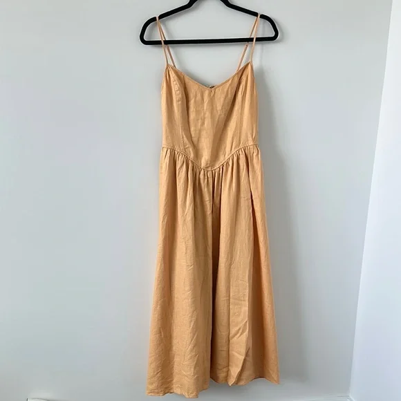 Aritzia Orange Maxi Dress - Picture 2 of 11